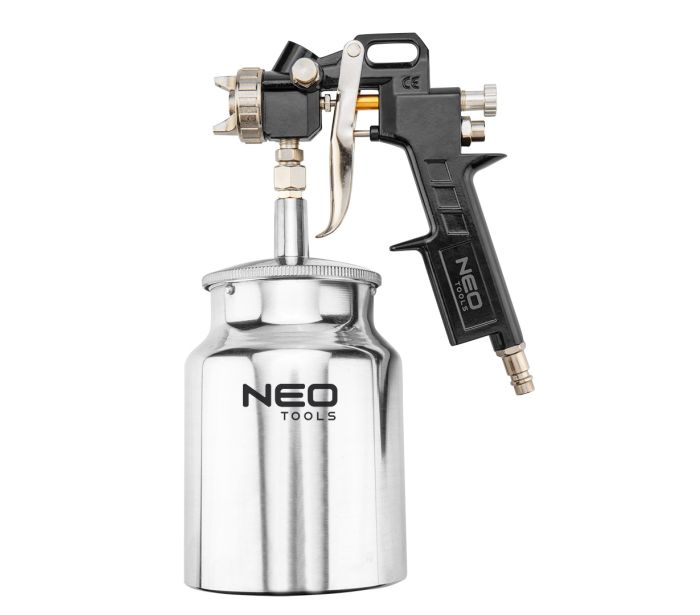 Фарборозпилювач, нижній бачок 1.0 л, сопло 1.5 мм NEO TOOLS (14-704)